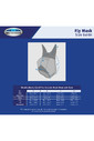 2022 Weatherbeeta Comfitec Deluxe Durable Mesh Mask With Ears And Tassels 1009572002 - Black / Purple